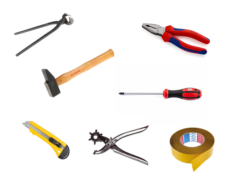 attrezzi da utilizzare